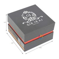 china cardboard tray black paper pillow watch box