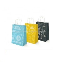 Factory Price Custom Color Brown Kraft Cardboard Gift Paper Bag