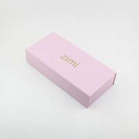 BSCI, FSC Custom folding box Packing Gift Box, Pink Paper Gift Box