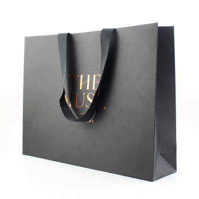 High quality custom branded paper shopping bag